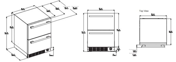 Thermador® Freedom® 4.3 Cu. Ft. Custom Panel Ready Refrigerator/Freezer Drawer - Image 10