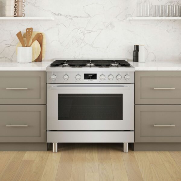 Bosch® 800 Series 36" Stainless Steel Pro Style Gas Range - Image 11