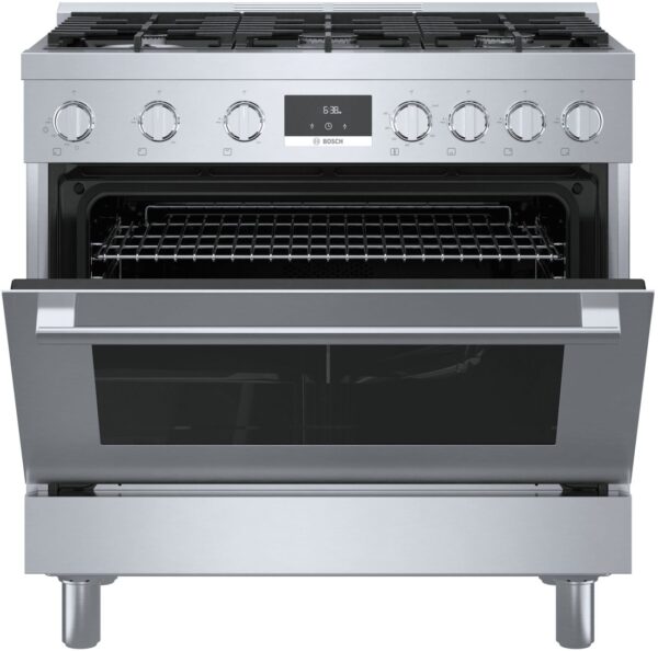 Bosch® 800 Series 36" Stainless Steel Pro Style Gas Range - Image 12
