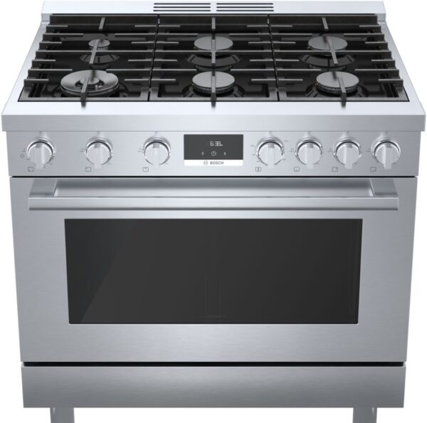 Bosch® 800 Series 36" Stainless Steel Pro Style Gas Range - Image 17